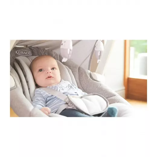 Graco move with me portable baby swing