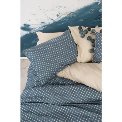 Nova Home Duvet Cover, Single /Twin Single, Navy Blue Color ,3 Pieces
