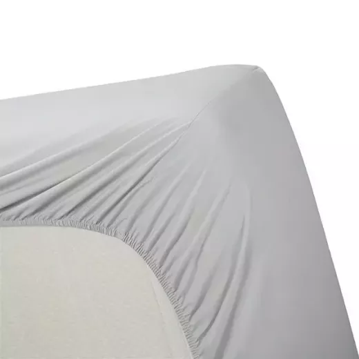 Bedding House Fitted Sheet Set, Grey Color, King Size