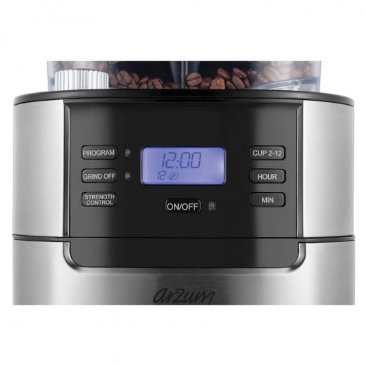 Arzum Brewtime Filter Coffee Machine with Grinder AR3092