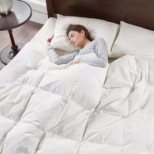 Nova Home Luxury Duck Down & Feather Comforter, White Color 240*220