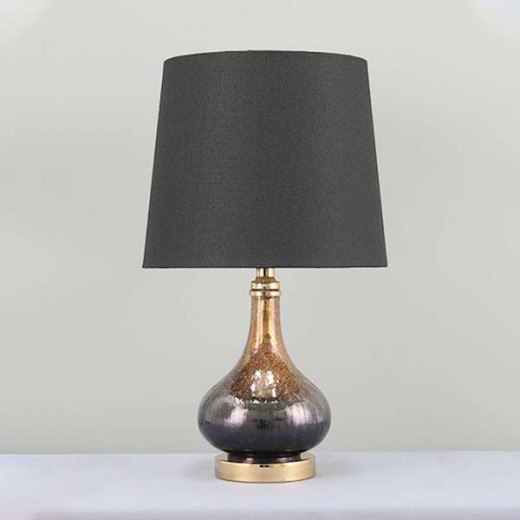 Nova Home Script Table Lamp, Black Color, 50 Cm