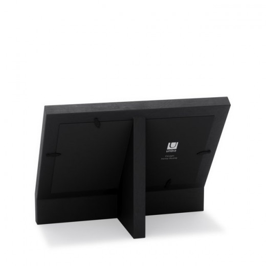 Umbra podium picture display, black color, size 4x6
