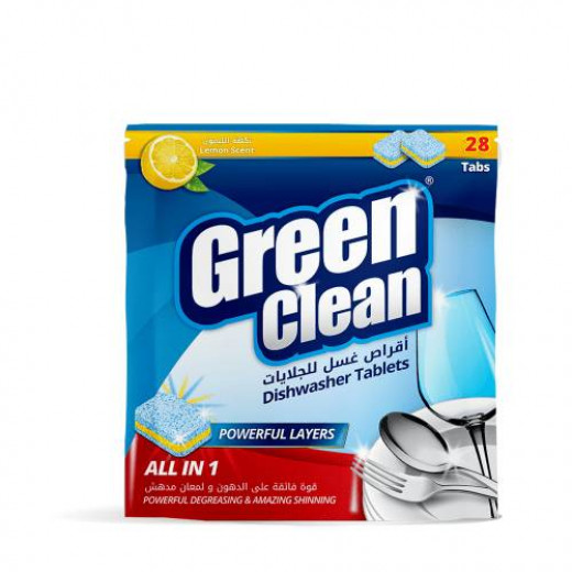 Green Clean dishwasher tablets 28 tabs