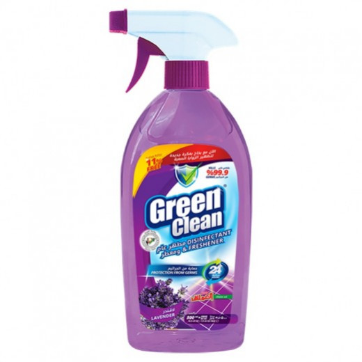 Green Clean multi-purpose disinfectant - 500 ml lavender spray