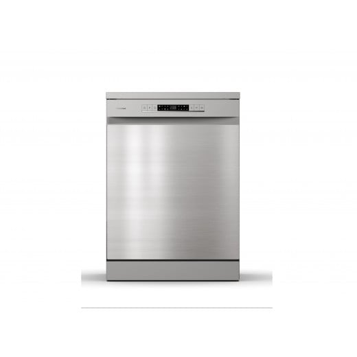 Hisense  dishwasher with 15 place settings,3 baskets,8 programmes,dry+,3 in 1, self clean