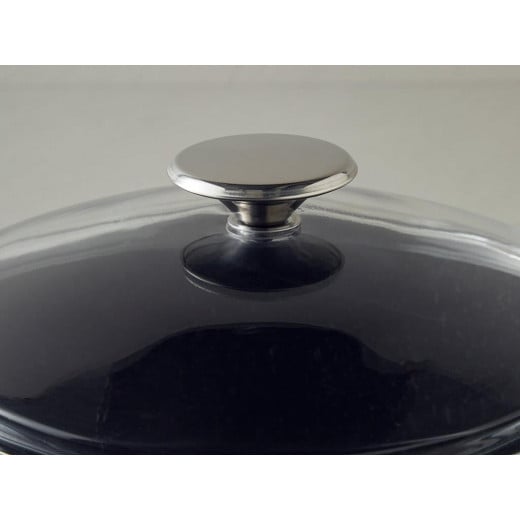 Charm Set of dishes 20 cm - 24 cm - 26 cm - 26 cm 7 pcs black