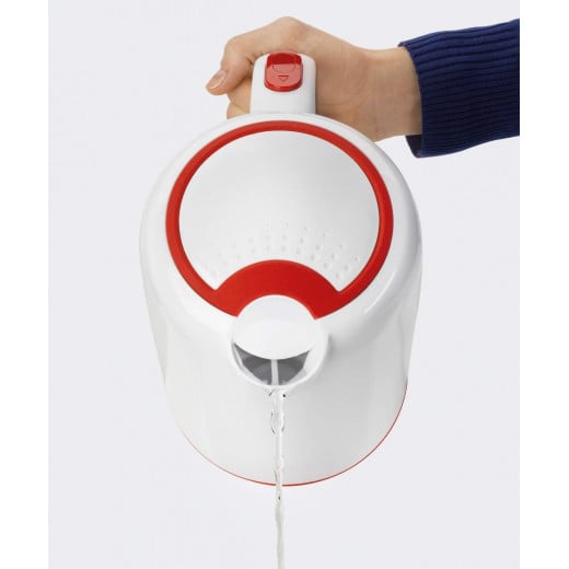 UFESA Electric Kettle, 1.7 L, 2000 W, White/Red