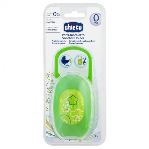 Chicco Soother Holder( 0m+), Green