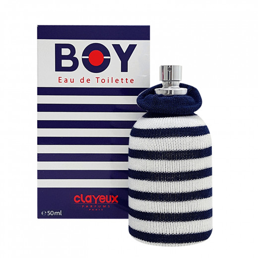 Clayeux Children's Perfume, For Boys, Eau De Toilette, 50 Ml, 2 Packs