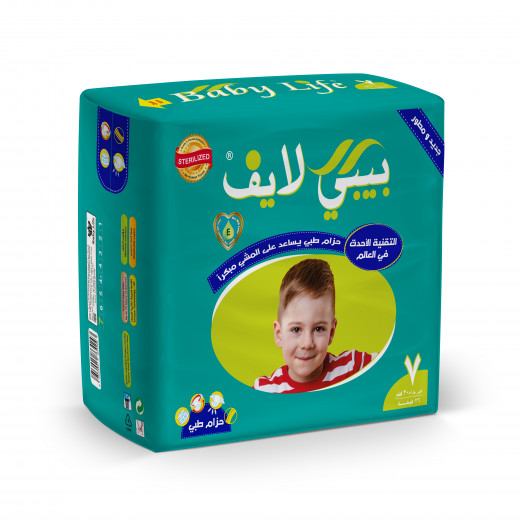 Baby Life Diapers Size 7, +20 Kg ,26 Diapers