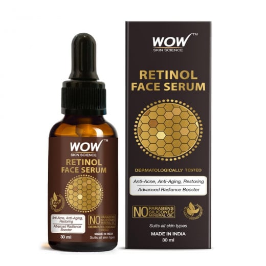 Wow Skin Science Retinol Face Serum, 30ml, 2 Packs