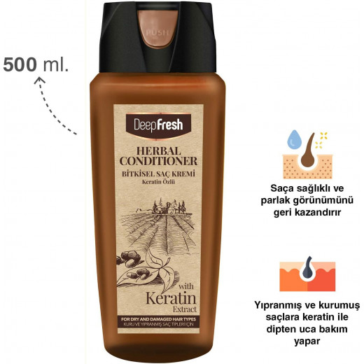 DeepFresh Hair Conditioner With Keratin Extract 500 ml, 3 Packs