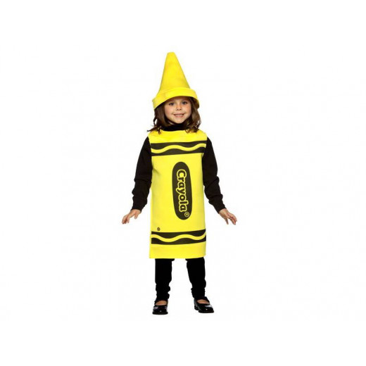 K Costumes | Crayola Crayon Kids Costume | Yellow