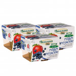 Natura Nuova Apple and Blueberry Pulp, 2*100 G, 3 Packs