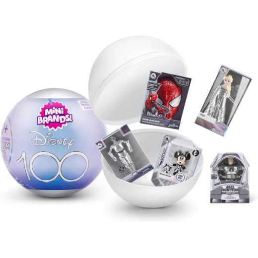 5 Surprise Mini Brands! Disney 100 Platinum Mystery Pack [Limited Edition]