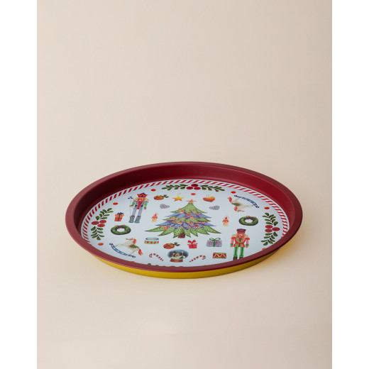 Madame Coco Belly Round Metal Tray