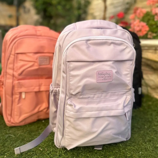 Backpack School Bag For Teenagers, Purple Color