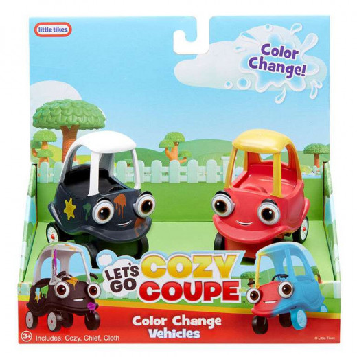 Little Tikes | Let's Go Cozy Coupe 2pk Mini Color Change Vehicles