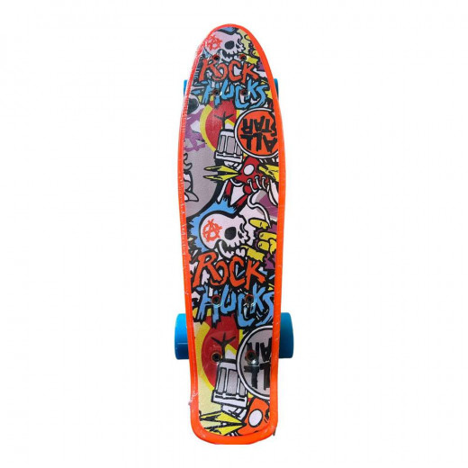 K Toys | Skateboard For Kids And Beginners | Orange | 55 cm