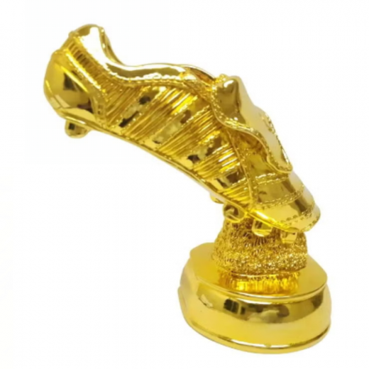 K Lifestyle | Mini Golden Football Shoe Sculpture | 4 cm