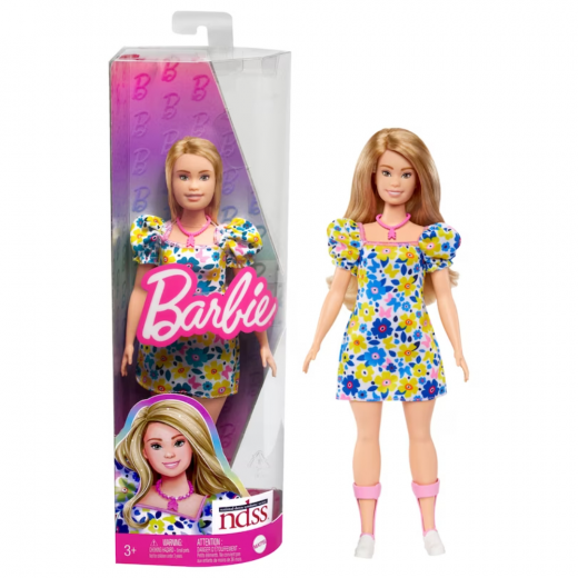 Barbie | Fashionistas Doll with Down Syndrome Wearing Floral Dress