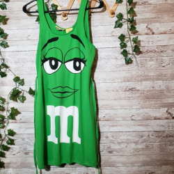K Costumes | Halloween Costume | Green M&M Candy Dress