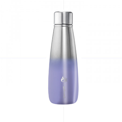 مابيد - زجاجة مياه بيكنيك ستانلس ستيل - 500 مل - بنفسجي وفضي