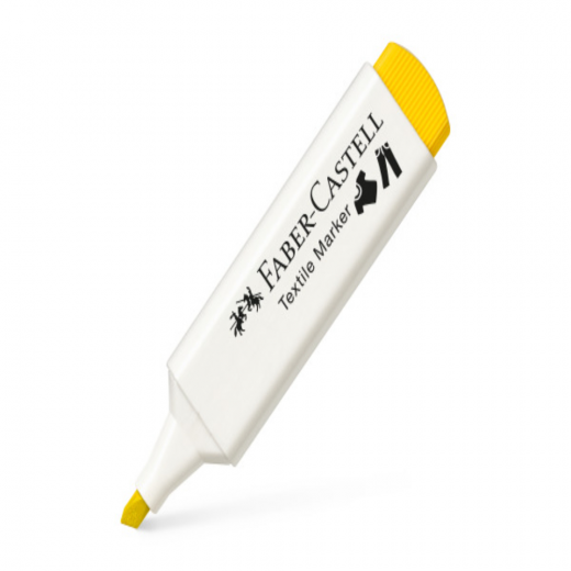 Faber Castell - Textile Fabric Marker - Yellow