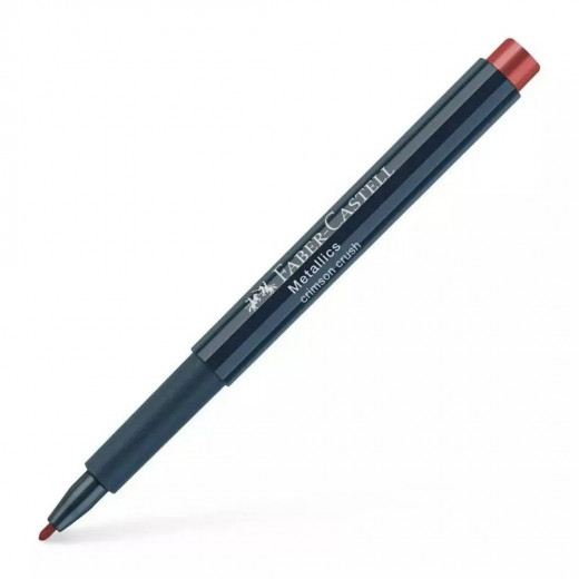 فابر كاستل - قلم ميتاليك - أحمر معدني