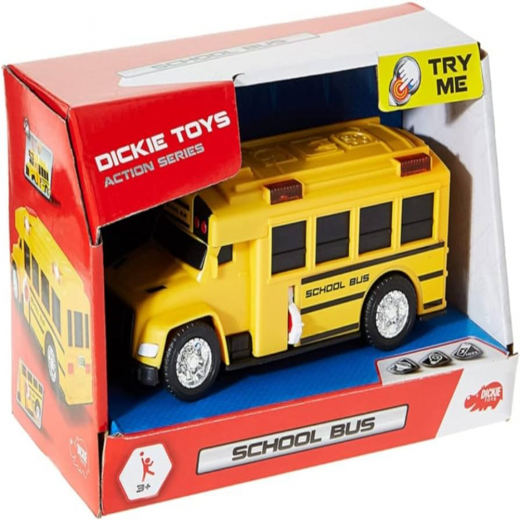 Dickie | School Bus Yellow with Light and Sound