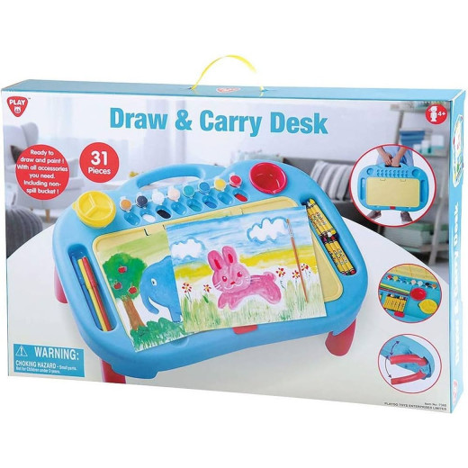PlayGo | Draw & Carry Desk | Random Color