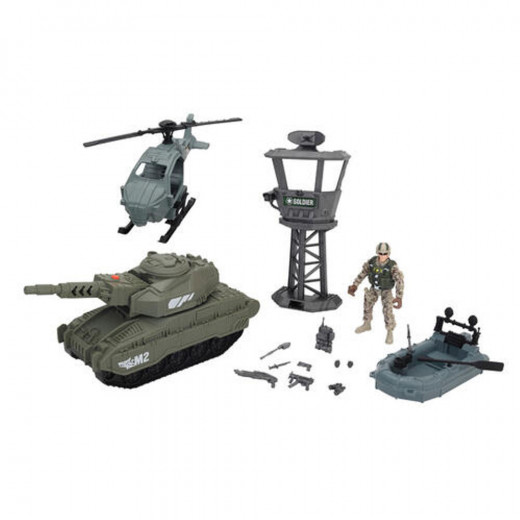 CM | Soldier Force Encampment Defense Troop Playset