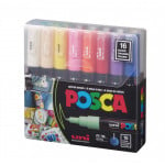 Uni-Ball | Uni Posca Paint Marker Pen Extra Fine PC-1M | 16 Colors