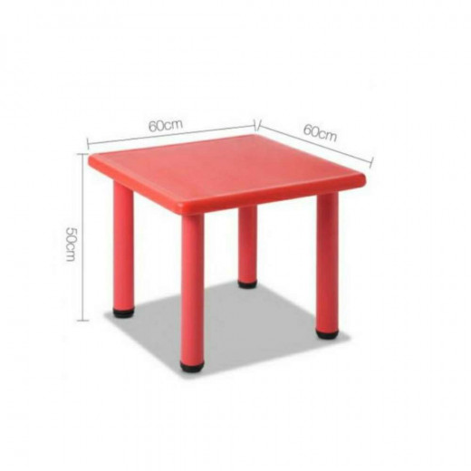طاولة بلاستيك مربعة 60*60 من كاي إديو بلاي