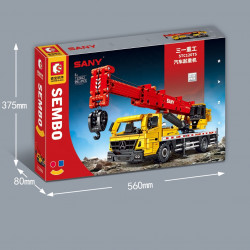 Sembo Block | Sany Buliding Engineering vehicles Heavy Industry  truck crane Bricks Building 991 PCS