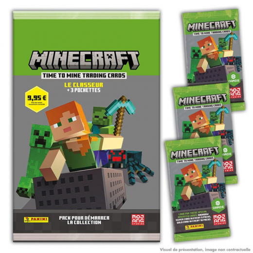 Panini | Minecraft 2 Trading Cards Collector’s Album Starter Pack