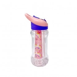 كول جير - زجاجة ماء للأطفال بالوما بغطاء - باللون الوردي - 400 مل 