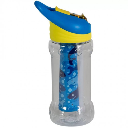 كول جير - زجاجة ماء للأطفال بالوما بغطاء - باللون الأزرق - 400 مل