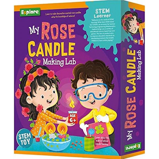 Play Craft | My Rose Candle Making Lab