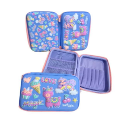 Smiggle, blue pencil case - game over, Smiggle