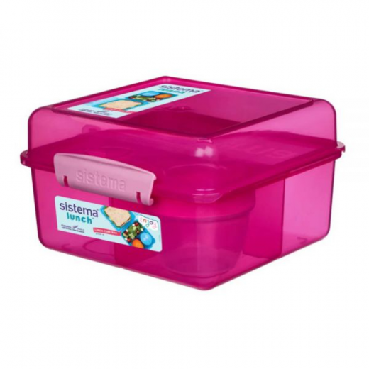 Sistema - Lunch Cube Max With Yogurt 2L - pink