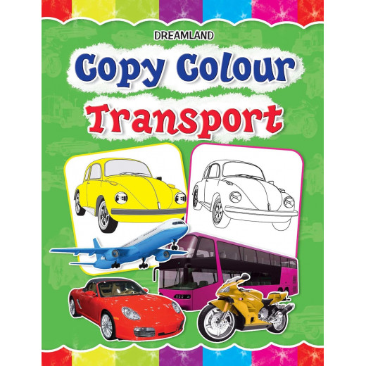 Dreamland Copy Coloring Book Transport
