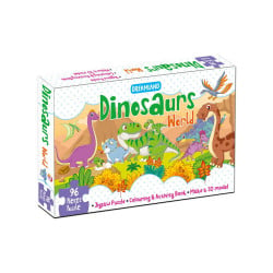 Dreamland dinosaurs world jigsaw puzzle for kids 96 pcs