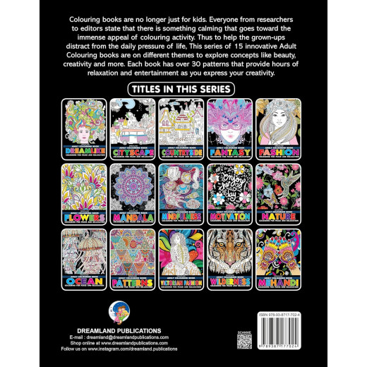Dreamland Mindfulness Coloring Book for Adults
