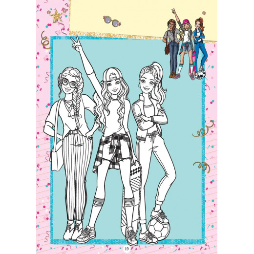 Dreamland barbie copy coloring book
