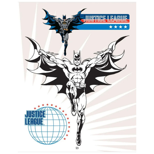 Dreamland Justice League Copy Coloring Book