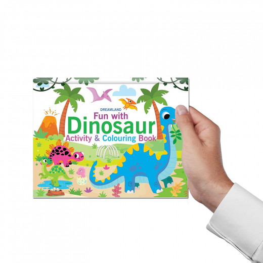 Dreamland fun with dinosaur activity & coloring
