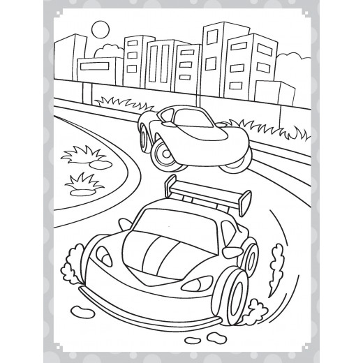 Dreamland | Publications My Ultimate Vehicles Coloring Fun Book With Free Crayons