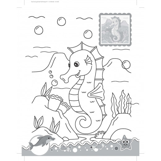 Dreamland | It's Color Time With Stickers | Ocean | An Activity Book For Kids